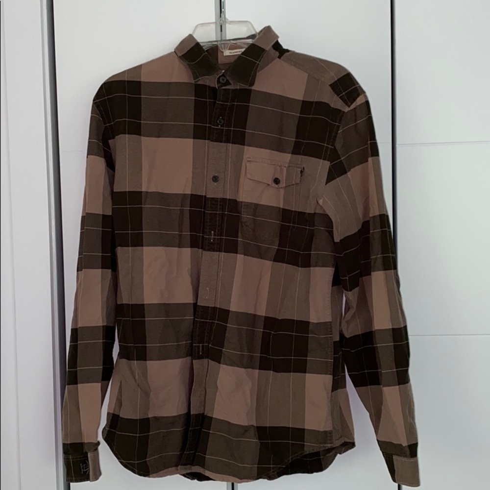 Penguin flannel button down
